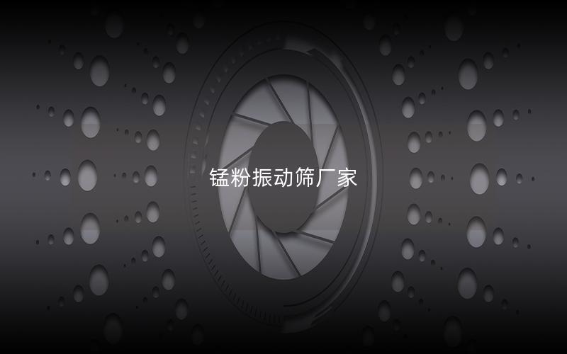 錳粉振動篩廠家